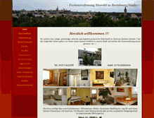 Tablet Screenshot of fewo-bernburg.de